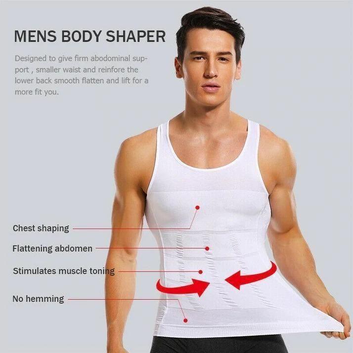 🏋️♂️ Men’s Solid Compression Flexvest – Power, Style & Comfort in One!