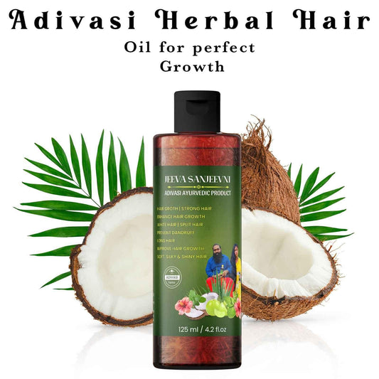 ADIVASI JEEVA SANJEEVINI HAIR OIL BUY 1 GET 1