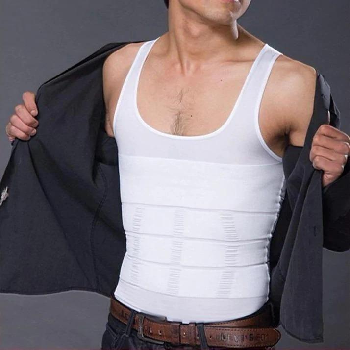 🏋️♂️ Men’s Solid Compression Flexvest – Power, Style & Comfort in One!