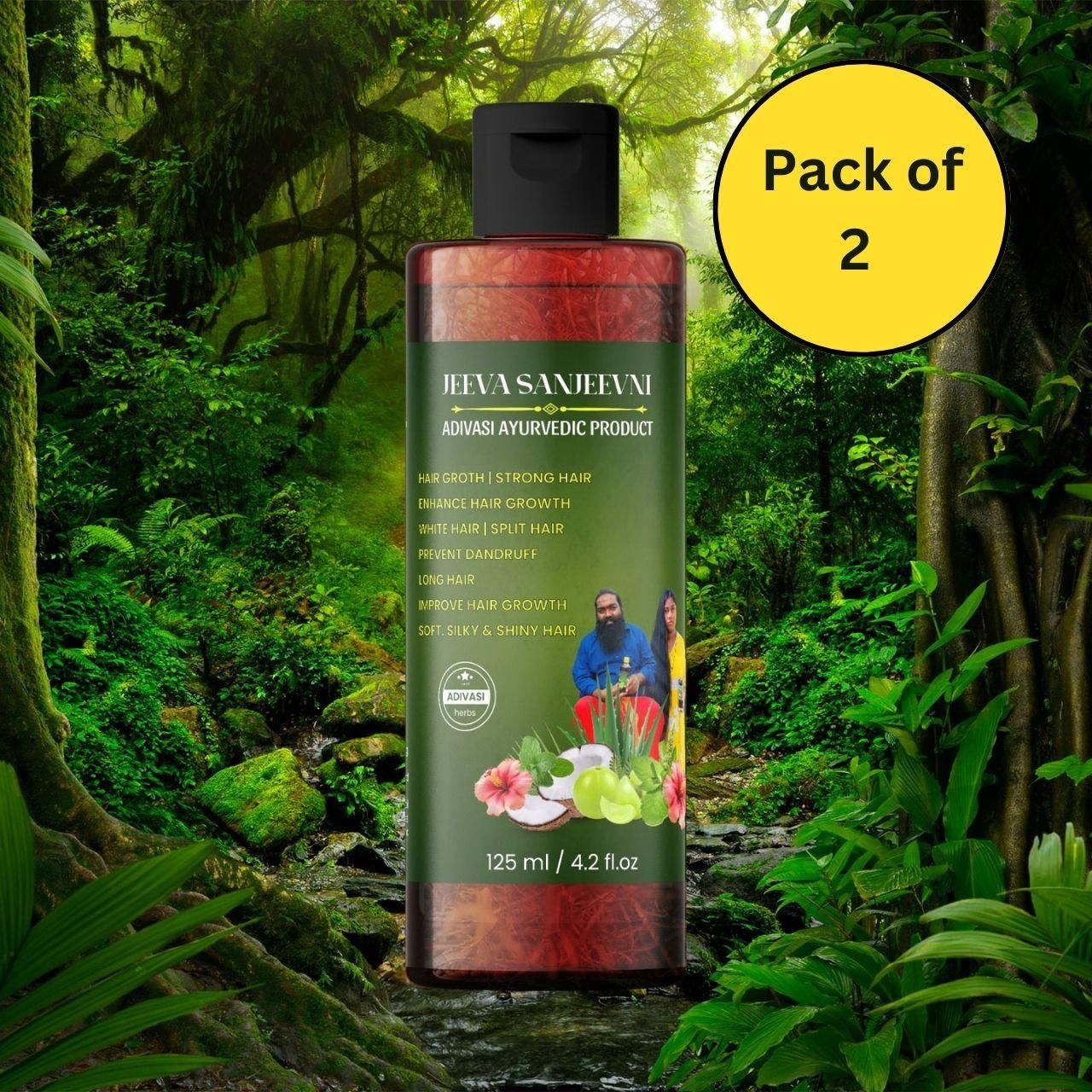 ADIVASI JEEVA SANJEEVINI HAIR OIL BUY 1 GET 1
